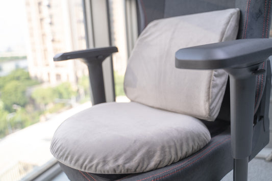 100% Natural Organic Latex Donut Cushion for Tailbone Pain, Coccyx & Hemorrhoid Relief – Firm Round Seat Pillow with Removable Washable Velvet Cover