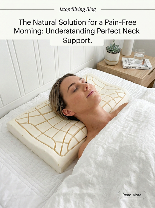 Sleep Better, Wake Refreshed: Why this 68-Point Contour Design Organic Natural Latex Pillow Should Be Your Next Bedroom Upgrade