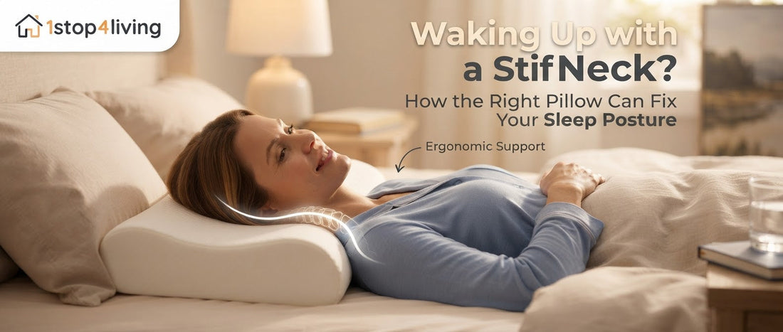 Waking Up with a Stiff Neck? How the Right Pillow Can Fix Your Sleep Posture
