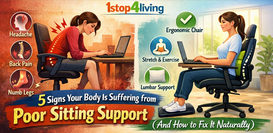 5 Signs Your Body Is Suffering from Poor Sitting Support (And How to Fix It Naturally)