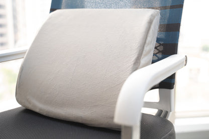 Firm Natural Organic Latex Lumbar Support Cushion – Lower Back Pain Relief Support for Office & Car