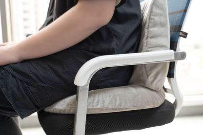 100% Natural Organic Latex Donut Cushion for Tailbone Pain, Coccyx & Hemorrhoid Relief – Firm Round Seat Pillow with Removable Washable Velvet Cover