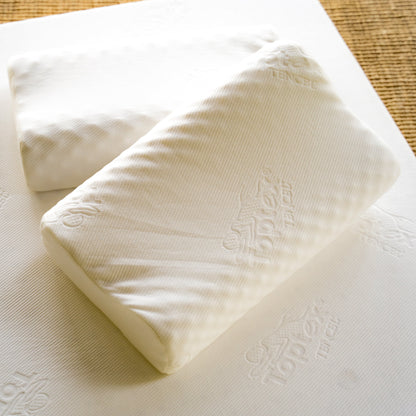 100% Pure Organic Natural Latex Pillow with Durian Massage Nubs – Premium Orthopedic Neck Support & Pressure Relief [GOLS & GOTS]