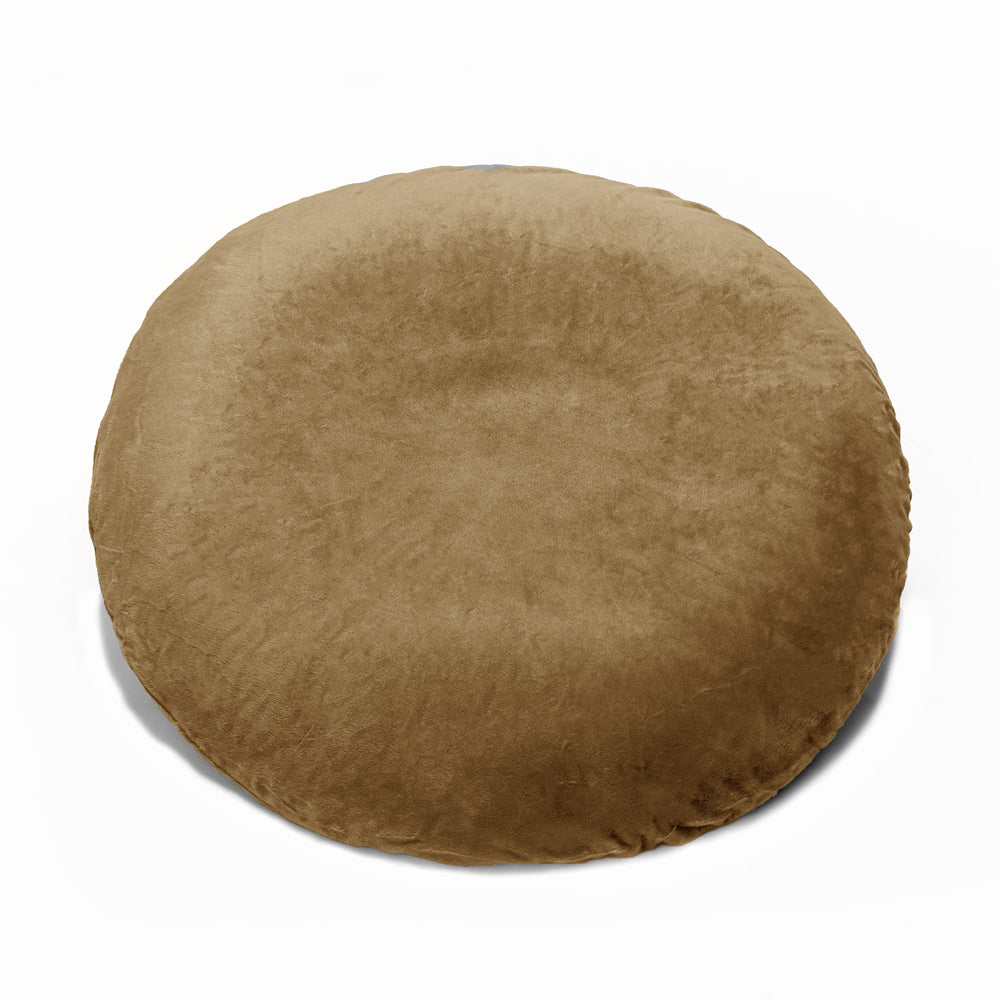 100% Natural Organic Latex Donut Cushion for Tailbone Pain, Coccyx & Hemorrhoid Relief – Firm Round Seat Pillow with Removable Washable Velvet Cover