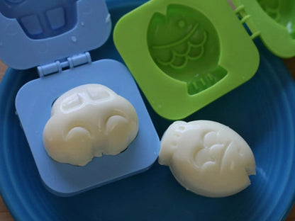 Kit de moldes para huevos cocidos Eggstraordinary: ¡crea delicias de desayuno extravagantes y convierte los huevos en formas divertidas y adorables!