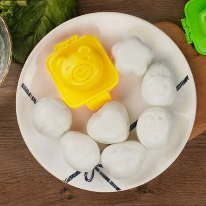 Kit de moldes para huevos cocidos Eggstraordinary: ¡crea delicias de desayuno extravagantes y convierte los huevos en formas divertidas y adorables!